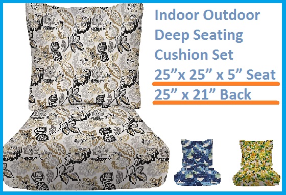  25X25 Outdoor Cushions 