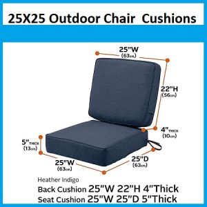 outdoor cushions 25x25